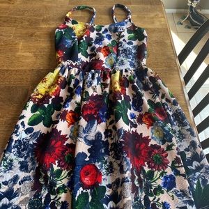 Floral skater dress